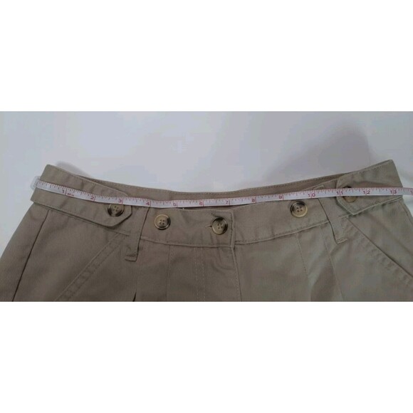 Newport News Women Size 8 27" EasyStyle Khaki Shorts 5.5" Inseam Vintage 90s - Picture 5 of 6